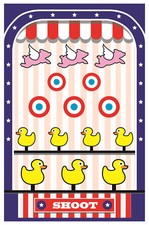 Splatter Target A4 Shoot Rifle