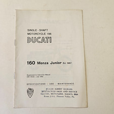 Rare Factory Orig 1967 Ducati