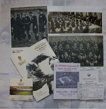 ENGLAND v WALES 1933 RUGBY