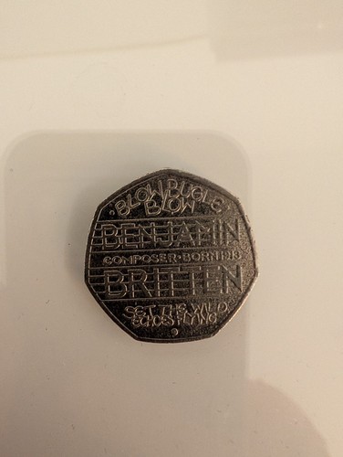 Benjamin britten 2013 50p - benjamin,