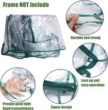 LANTERN 4 Tier Greenhouse Replacement PVC Cover, 160cm x 70cm x 50cm (No frame)