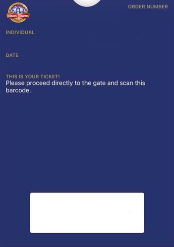 Alton towers tickets any - 2x,