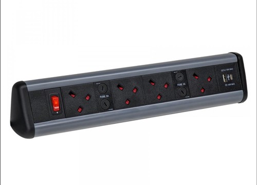 Plug desk power - desk, with