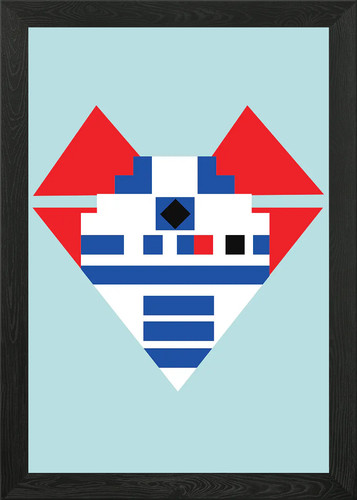 R2d2 framed wall art poster - r2d2,