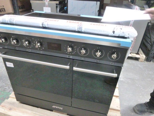 Smeg range cooker black - smeg,