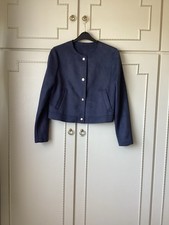 Ladies Blue Suede Effect Box