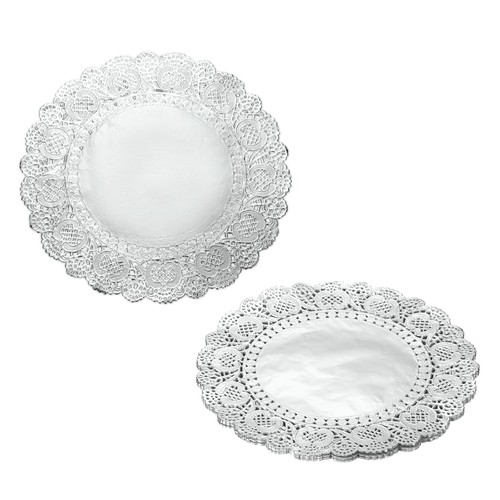 Paper doilies round lace - round,