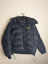 Mountain Hardwear Sub Zero Conduit Hooded Down Jacket Mens L Winter Puffer Black