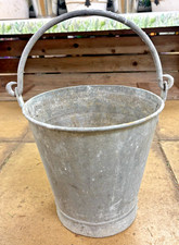 Vintage Galvanised Bucket With