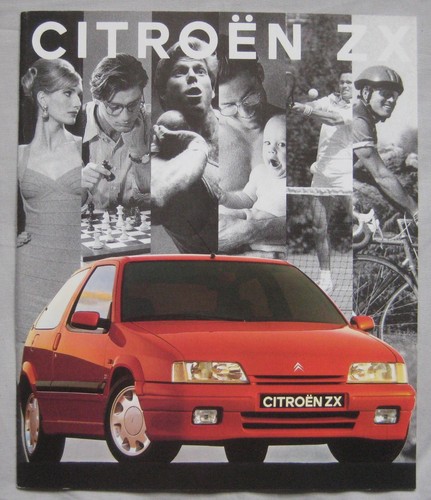 1992 citroen brochure - citroen, zx