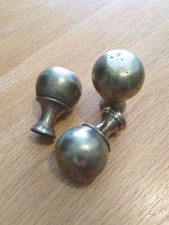 Old Round Vintage Brass Stair Ball/Finial/Door Knob £6 each