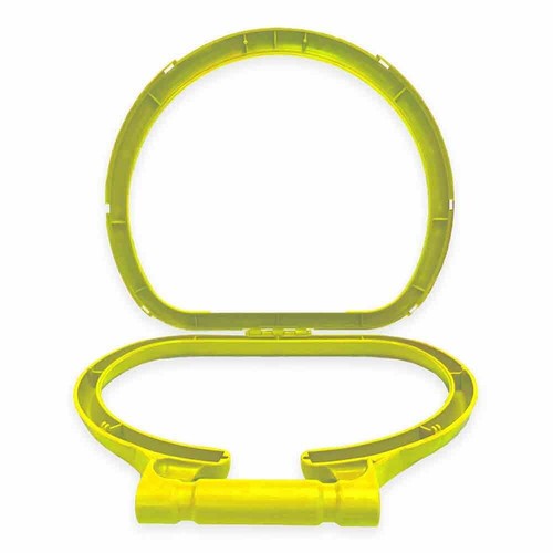 Yellow handy hoop ring sack - yellow,