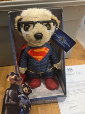 Compare the Meerkat Soft Toy Sergei as Superman Brand New Boxed Certificate