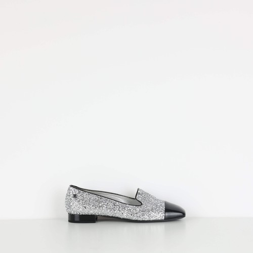 Chanel silver shoes - chanel,