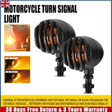 2X Motorcycle Bullet Brake Running Lamp LED Turn Signal Light Indicators Blinker
