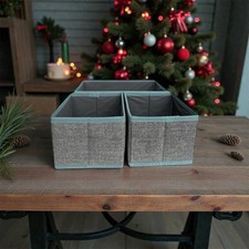 Fabric Storage Boxes Set of 3