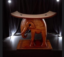 Large wood carved - a,