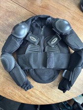 Ikon Body wear Kids Motocross Armour Xs Junior Black