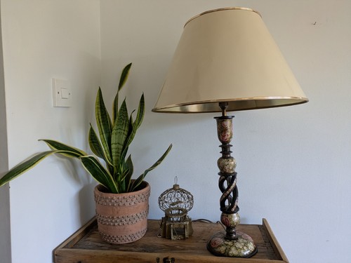 19th lamp vintage - vintage, kashmiri