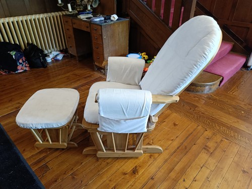 Nursing chair glider rocking - chair,