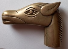 Vintage Brass Horse Head
