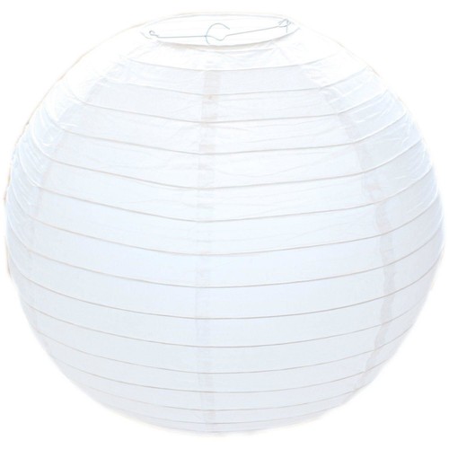 White paper round ball - white,