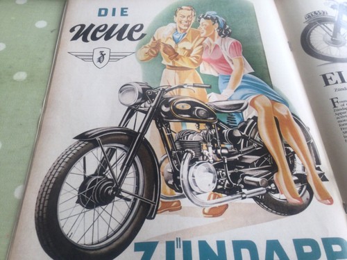 Zundapp 201 advertisement - d, b