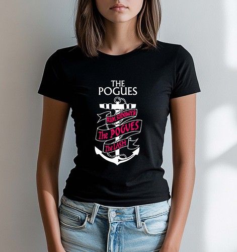 The pogues black baby tee - pogues,