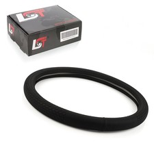 Steering Wheel Cover Ø 38x9 CM 15x3, 5 Inch Black for Toyota