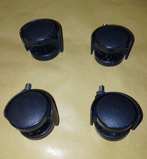 4 x Vintage Furniture Double Wheels Castors from TV Stand for Cabinet 6mm Screw