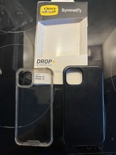 Otterbox Symmetry iPhone 13 Black Case And Clear Spare One