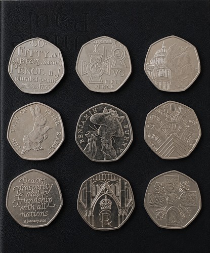 Job lot 50p coins - job,