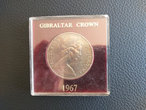 1967 gibraltar crown unc - gibraltar,