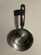 Viners Everyday 14cm Milk Pan Soft Grip Stainless Steel - Copper Handle