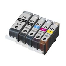 5 Ink Cartridge For Canon MP560 MP620 MP630 MP640 MP980 PGI-520 CLI-521