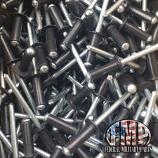 Black pop rivets 16 - black, 3/16”