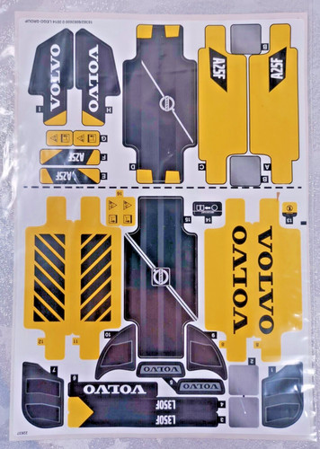 New genuine lego sticker sheet - new,
