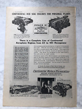 1946 Aircraft Advert