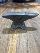Sheffield Vintage Mini Record Anvil Jeweller's Anvil Good Condition