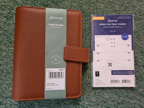 Genuine filofax camden mocha - filofax,