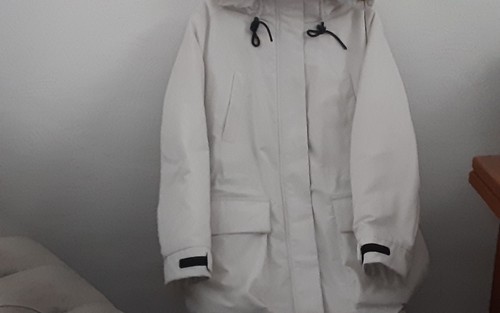 Lovely quilted long coat size - lovely,