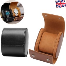 PU Single Grid Leather Watch