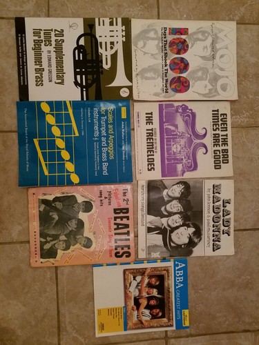 Various job lot song sheets - job,