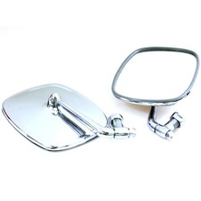 Pair left right chrome door - chrome,