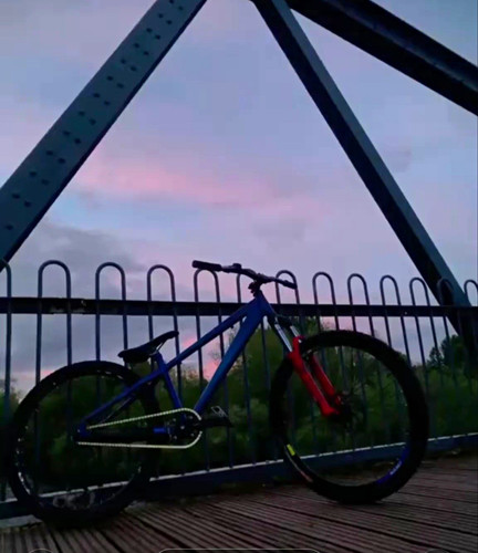 Marin mountain bike - marin, blue/red