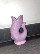 Plymouth Gin Wade Jug in Lilac - Gurgle Jug Purple Pink Glaze *Excellent Condit