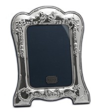 Vintage Sterling Silver Fronted Easel Back Photo Frame Carrs Of Sheffield