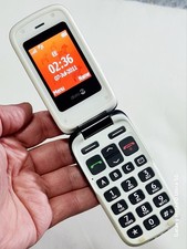 Doro PhoneEasy 610 (Unlocked) Flip Mobile Phone Excellent Condition With Chargr