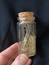 Christmas Bauble - Transparent Message In A Bottle - Glass