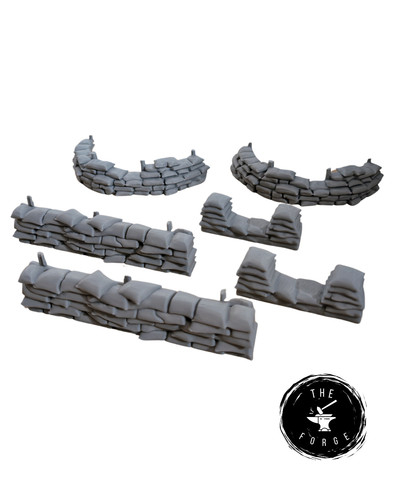 Sandbag barricades pack 6 - pack, of